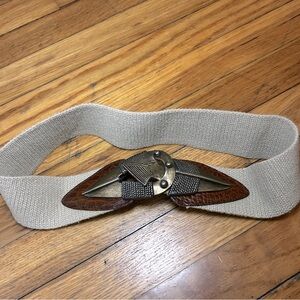Vintage Omega Arrowhead Stretch Belt. Size Medium.